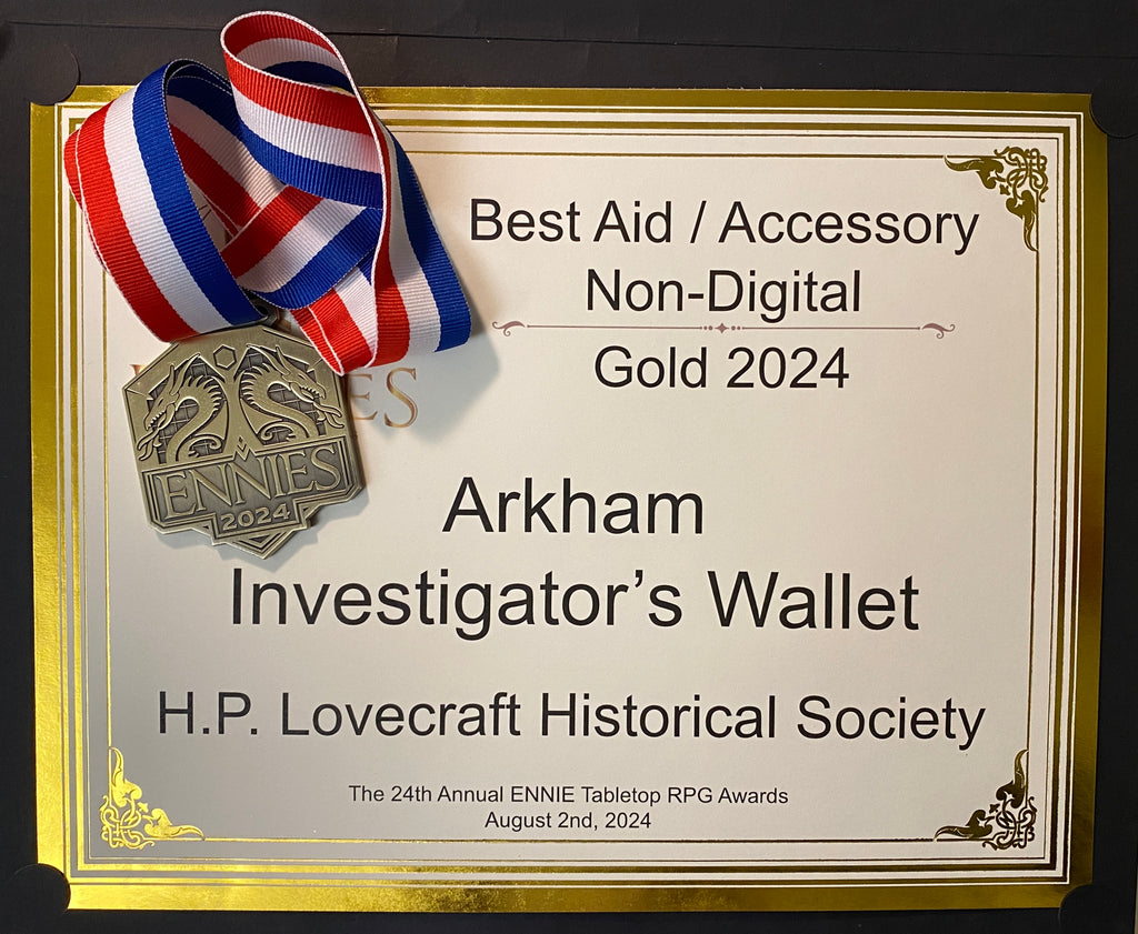 Prop Wallet Contents Arkham Investigator's Wallet Prop Set – The HPLHS Store