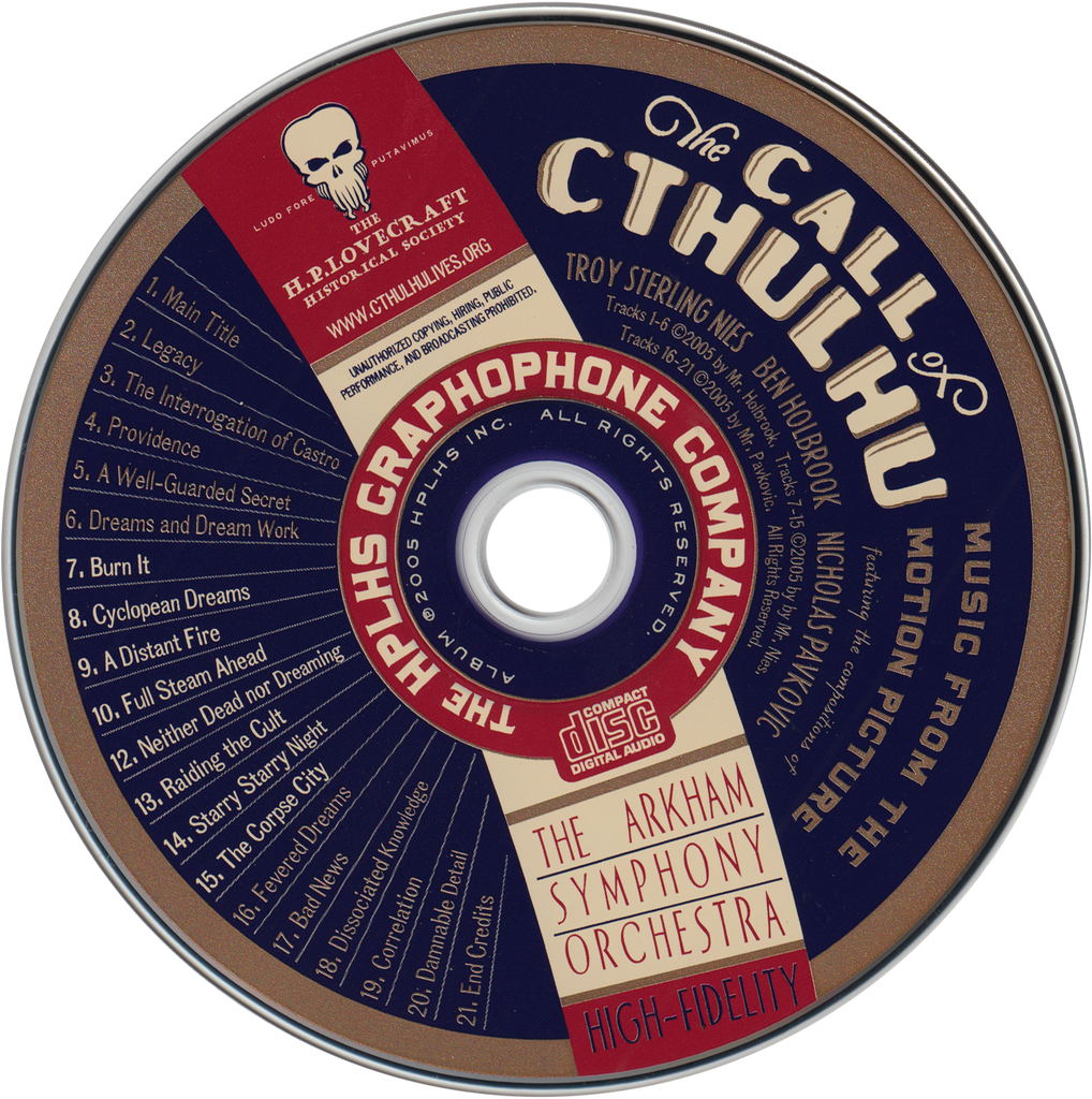 The Call of Cthulhu - Soundtrack – The HPLHS Store The Call of Cthulhu - Soundtrack – The HPLHS Store