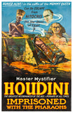 A glossy poster for a fictional performance by the great Houdini.