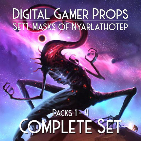 Digital Gamer Props - The Complete Masks of Nyarlathotep Set